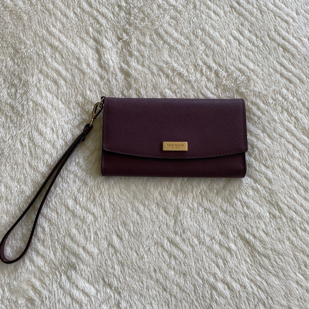 NWOT Kate Spade Wallet with Phone Holder